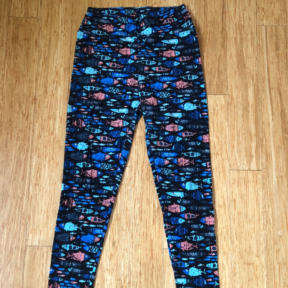 Unicorn OS Fish leggings by Lularoe